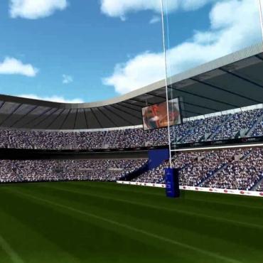 Rugby Simulator for Fan Engagement Event