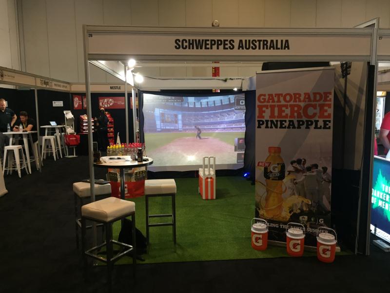 Cricket Simulator with Schweppes Australia