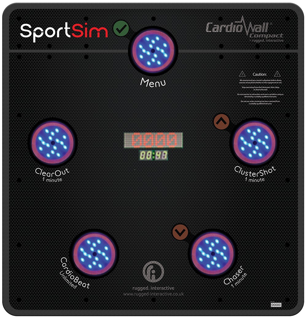 CardioWall Reaction Walls // Hire Interactive Sports & Games // SportSim