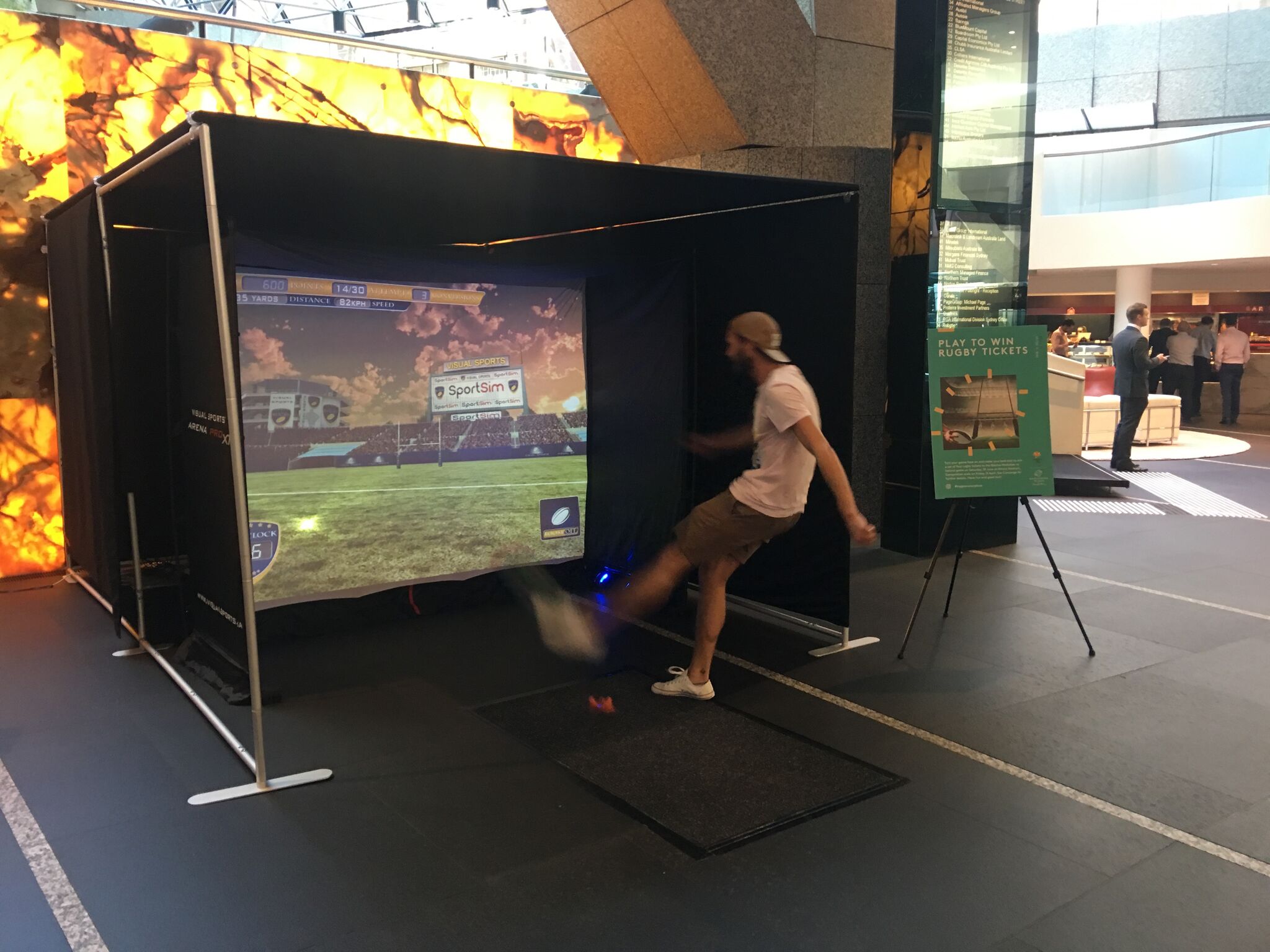 Rugby Sport Simulators // Hire Interactive Sports & Games // SportSim