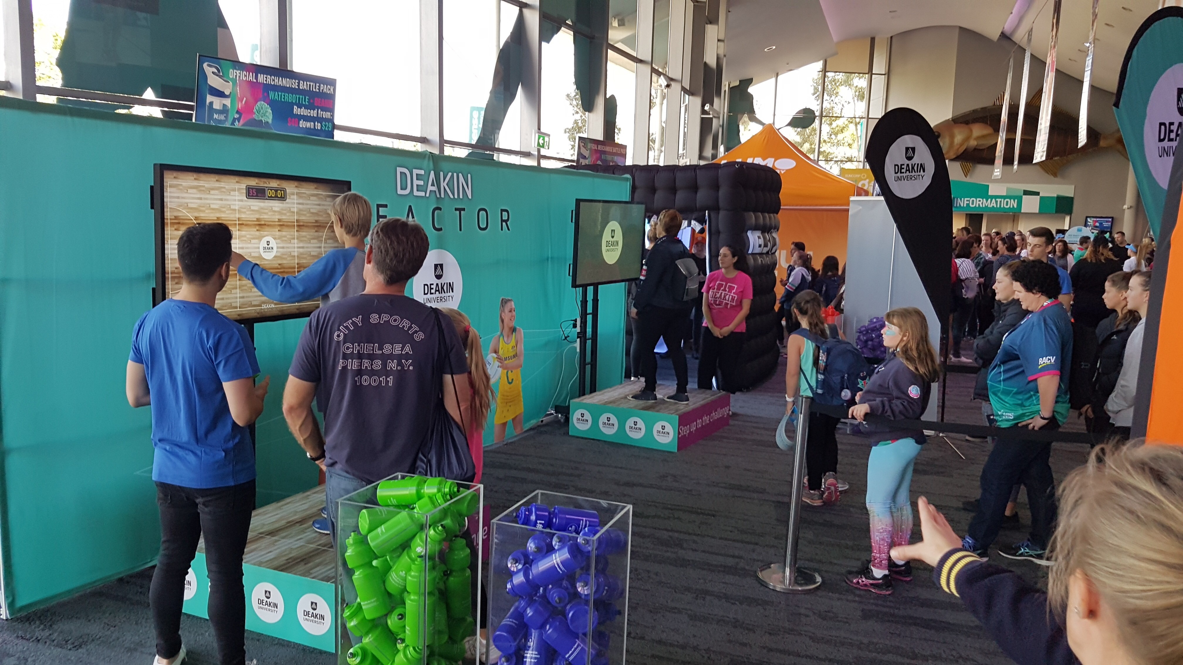 React Netball Touchscreen Games // Hire Interactive Sports & Games