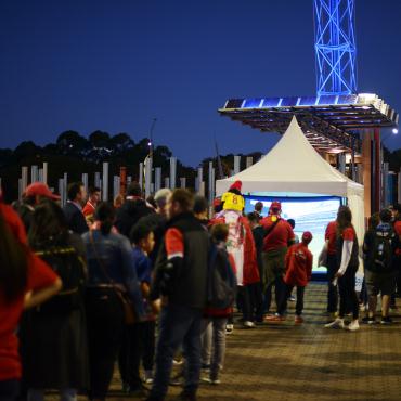 Liverpool FC in Sydney with Alcatel