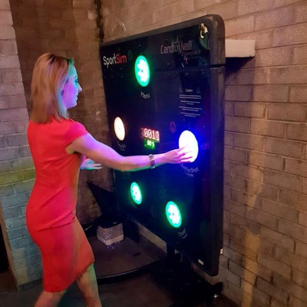CardioWall Reaction Walls // Hire Interactive Sports & Games // SportSim