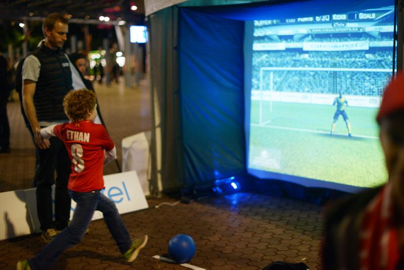 Liverpool FC in Sydney with Alcatel